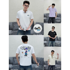 批发夏季新款潮牌短袖美式刺绣男生夏季宽松半袖体恤百搭上衣高档痞帅