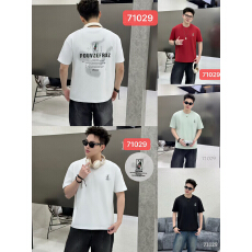 批发夏季新款潮牌短袖美式刺绣男生夏季宽松半袖体恤百搭上衣高档痞帅