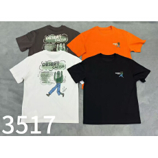 几何线夏季男高端潮牌字母刺绣短袖T恤韩版时尚百搭薄款修身半袖t