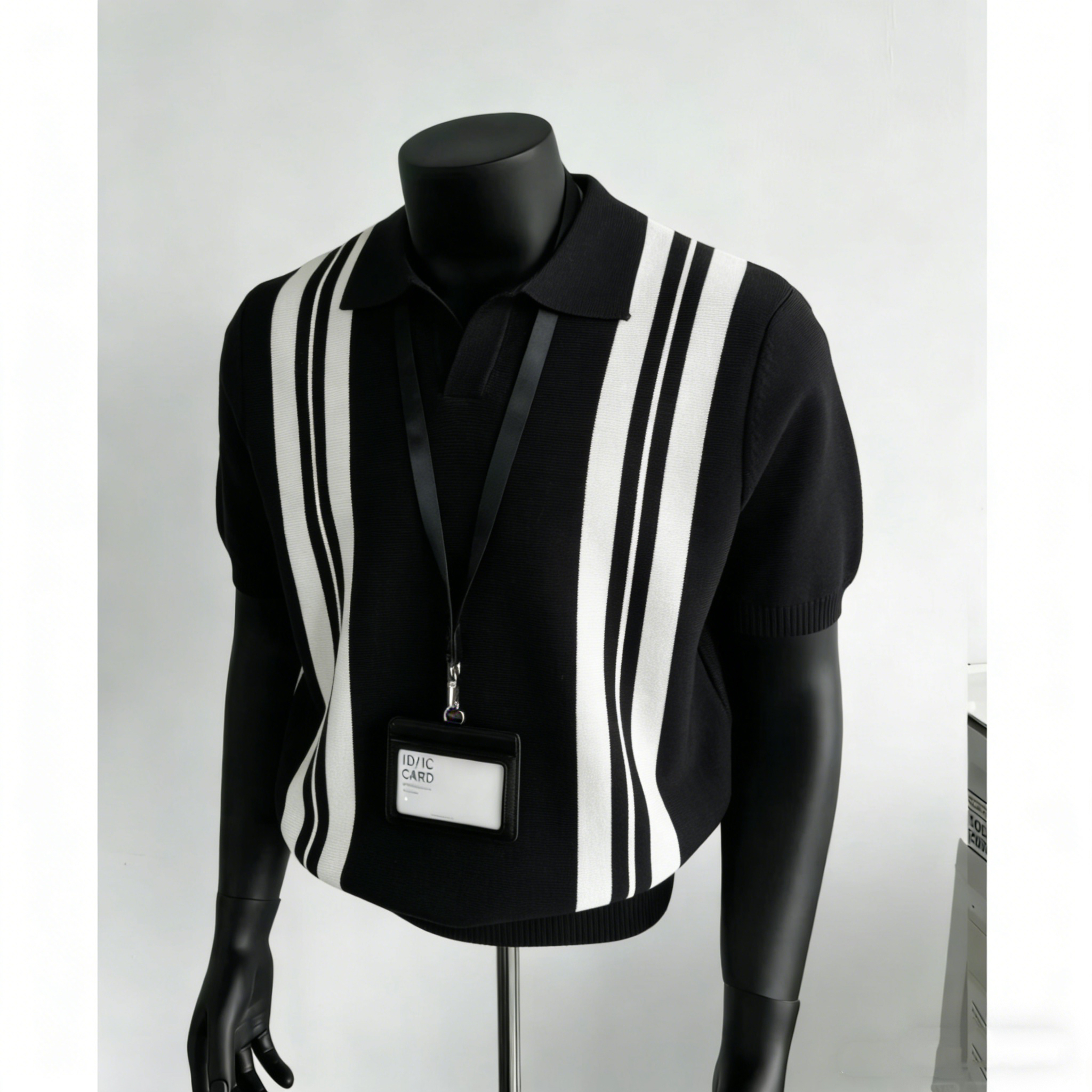 오래된 돈 바람 남성 의류 패션 고급 질감 니트 반팔 남자 여름 새로운 몸매 가꾸기 폴로 칼라 티셔츠 POLO 셔츠 남자