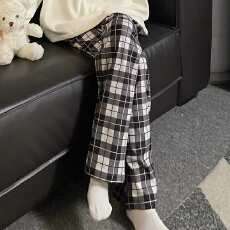 批发S515单裤子 双口袋  M-5XL情侣男女德绒睡裤秋季男女同款保暖大码