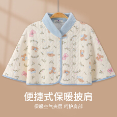 批发新款秋冬季空气棉均码坐<b class='q'>月子</b>防风防寒护肩斗篷式披肩