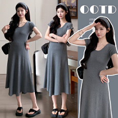 批发实拍现现 夏季新品孕妇装高品质孕妇连衣裙懒人孕妇裙