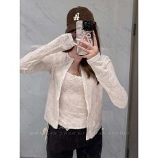 批发蕾丝密语'设计感重工提花蕾丝吊带<b class='q'>背心</b><b class='q'>套</b>装女叠穿外套开衫两件套