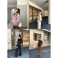 批发<b class='q'>实拍</b>lu系瘦身法舒适经典多色连帽修身百搭瑜伽加绒上衣外套