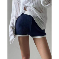 批发现 <b class='q'>韩国</b>东大门 撞色边高腰简约针织<b class='q'>打底裤</b>