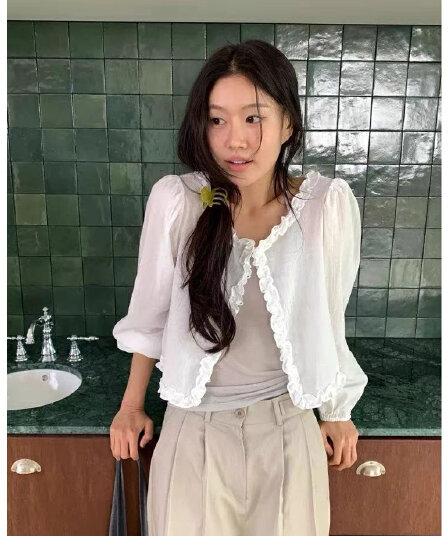 있음 창고 한 국가 세대 baby 목이버섯 꽃 옆문 襟 긴팔 셔츠