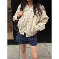 批发韩国ins秋日新款气质机车<b class='q'>皮衣</b><b class='q'>女</b>pu皮外套