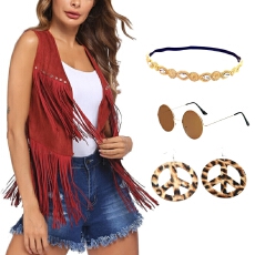 批发欧美2026新款复古民族风时尚流苏外套亚马逊热卖跨境外贸新款马甲