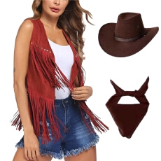 批发外贸跨境欧美新款复古民族风2026时尚流行无袖速卖通热卖马甲开衫