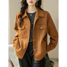 批发限价+12+小视频  时尚新款2026春秋复古显瘦夹克美拉德上衣女