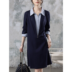 批发限价+12+小视频 2026春秋新款气质优雅裙子休闲假两件<b class='q'>连衣裙</b>女