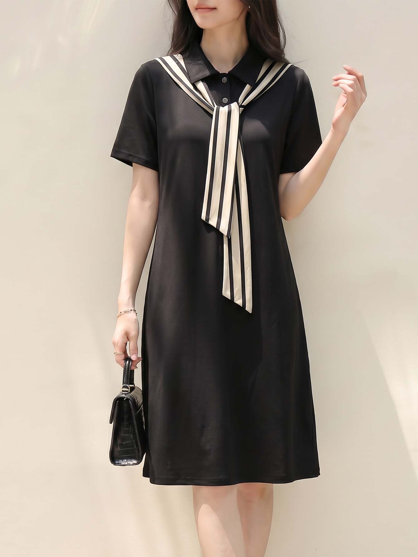 제한 가격 12+ 작은 동영상 높은 품질 패션 우아함 외국 가스 여성 드레스 2026 여름 새로운 루즈핏 빅 사이즈