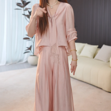 批发两件套时尚修身洋气<b class='q'>气质</b>休闲百搭修身显瘦减龄女<b class='q'>装</b>套<b class='q'>裤</b>