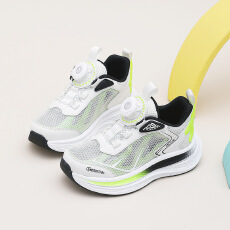 批发2025春夏新款男童跑步鞋透气网面学生训练鞋中小童运动鞋儿童潮鞋