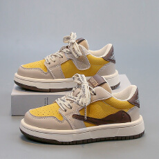 批发皮面板鞋2025年秋季新款女宝宝软底防滑休闲鞋男童<b class='q'>时尚</b>运动鞋