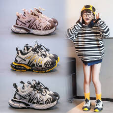 批发26-41皮面儿童运动鞋2025秋季<b class='q'>新款</b>皮面软底女宝宝休闲鞋男童单鞋