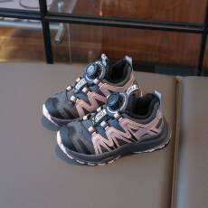 批发旋转扣儿童鞋2025冬季<b class='q'>新款</b>儿童<b class='q'>运动鞋</b>加绒男女童跑步鞋二棉鞋子