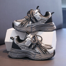 批发<b class='q'>女</b><b class='q'>童</b>运动鞋2025冬季新款加绒儿童鞋批发儿童老爹鞋二棉鞋<b class='q'>男</b>童鞋子