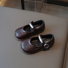 批发2026春季新款儿童单鞋<b class='q'>韩版</b>女童简约公主鞋中小童女孩软底防滑皮鞋