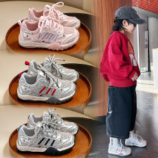 批发儿童运动鞋2026年春秋新款网面透气男童跑步鞋软底女宝宝<b class='q'>休闲</b>鞋子