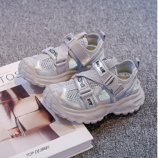 批发儿童框子鞋2026年夏季新款镂空透气男宝宝休闲鞋<b class='q'>时尚</b>魔术贴女童鞋