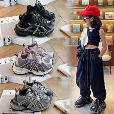 批发儿童<b class='q'>运动鞋</b>2026年秋季新款女宝宝网面透气老爹鞋时尚男童<b class='q'>运动鞋</b>子