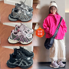 批发2026年冬季爆款二棉加绒保暖儿童运动鞋软底女童<b class='q'>休闲</b>鞋男童棉鞋潮