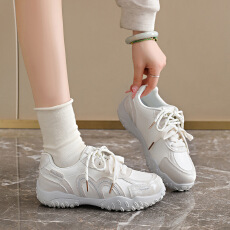 批发ins<b class='q'>韩版</b>新款老爹鞋女2026秋季学生运动跑步休闲街拍增高厚底鞋子