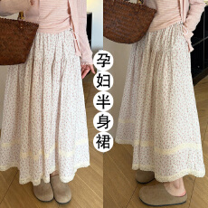 批发现现大码夏日ootd穿搭碎花a字半身裙女夏季薄款巨好看的裙子
