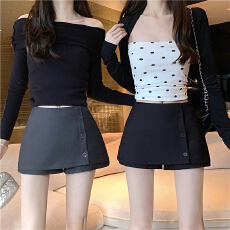 批发实拍实价 开叉西装<b class='q'>半身裙</b>女秋冬款短裤<b class='q'>裙</b>显瘦A<b class='q'>字</b><b class='q'>裙</b>裤甜酷辣妹短<b class='q'>裙</b>