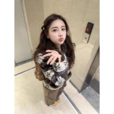 批发复古印花费尔岛圆领针织<b class='q'>开衫</b>女冬季宽松软糯亲肤百搭<b class='q'>毛衣</b>