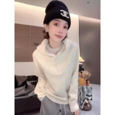 批发韩系连帽毛衣女秋冬慵懒风宽松显瘦减龄洋气内搭打底针织帽衫上衣