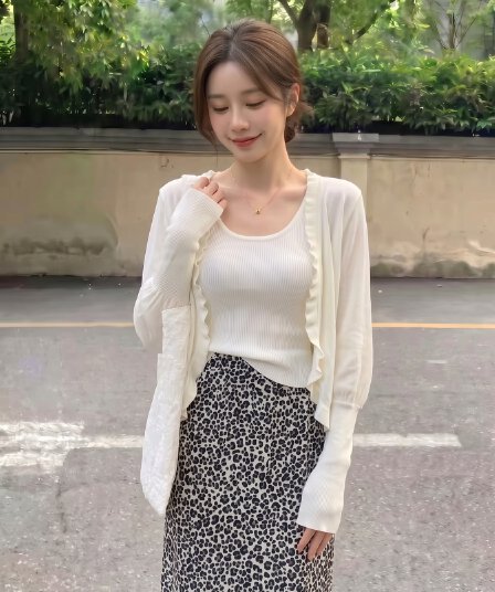 실사 빅 사이즈 프랑스식 레이스 자외선 차단 니트 오픈 가디건 여성 여름 물결무늬 외부 가져 가라. 숄 블라우스 얇은 코트