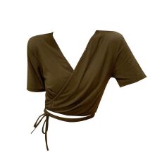 金靓 官图 现货+原版质量修身v领紧身辣妹修身v领黑色绑带