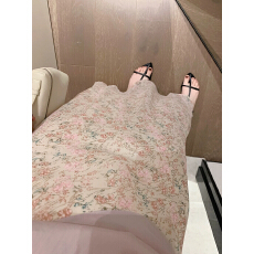 批发misslady花色复古雪纺<b class='q'>半身裙</b>女高腰直筒鱼尾<b class='q'>包臀</b>修身显瘦气质温柔