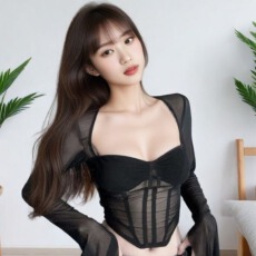 批发长袖<b class='q'>T</b><b class='q'>恤</b><b class='q'>女</b><b class='q'>欧美</b>辣妹气质性感法式复古上衣外穿自家工厂