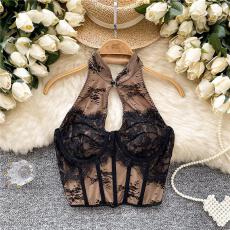 批发带胸垫吊带背心性感辣妹修身显瘦外穿内搭新中式上衣自家工厂