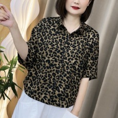 批发夏季新款百搭洋气短袖衬衫宽松显瘦休闲薄款上衣简约时尚<b class='q'>蝙蝠</b>衫女
