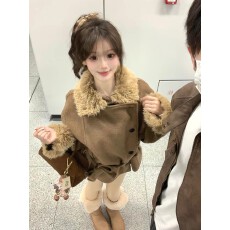 批发高级感毛领毛袖呢子短款大衣<b class='q'>女</b>2025秋冬季<b class='q'>新款</b>毛呢<b class='q'>外套</b><b class='q'>女</b>气质韩系