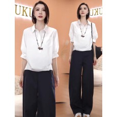 批发独特漂亮巨好看衬衣女半袖上衣2026春夏装今年流行的新款别致衬衫