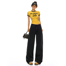 批发｜ 莱赛尔天丝千禧辣妹风<b class='q'>糖果</b>系<b class='q'>色</b>宽松阔腿<b class='q'>休闲裤</b>