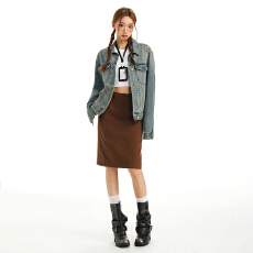 批发实拍短款牛仔外套女新款复古修身时尚流行减龄<b class='q'>街头</b>风辣妹短上衣