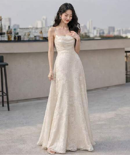 하나부터 순간 가을 수영장 늦게 棠 3 차원 꽃무늬 광장 칼라 슬립 드레스 허리 수축 슬림해 보이는 둘 색상 선택 사항 요정 치마