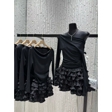 批发MM连衣裙花边下摆中长款蛋糕裙2026/ss新款通勤风连体裙