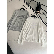 批发Ac做旧洗水T恤女2026年春<b class='q'>夏</b>新款上衣宽松休闲时尚气质款