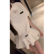 批发<b class='q'>白色</b>A字半身裙女夏季高腰短裙辣妹巨好看纯欲<b class='q'>裙子</b>半裙裤裙