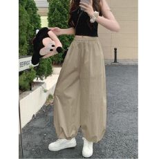 批发小个子9九分<b class='q'>哈伦裤</b>子女夏季薄款宽松<b class='q'>大码</b>休闲裤速干灯笼裤运动裤