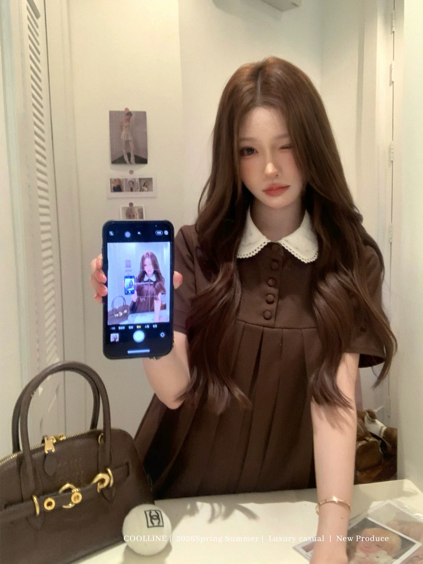 coolline 숲 희 꽃 와 앨리스 doll 센스 miu 부서 베이비 칼라 드레스