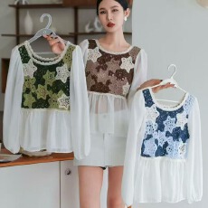 批发2026春季波西米亚镂空防晒罩衫<b class='q'>女</b>早秋民族风云南多巴胺<b class='q'>雪纺上衣</b>